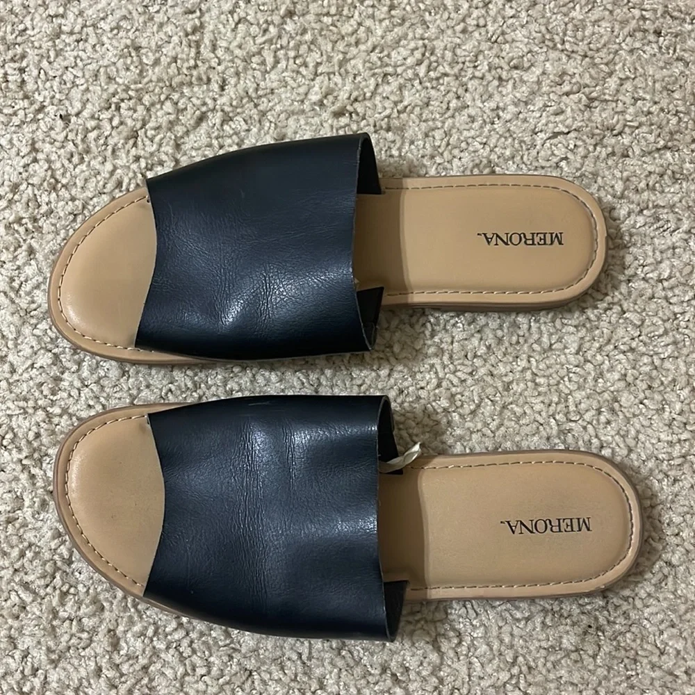 Merona Black Sandal - Picture 2 of 4